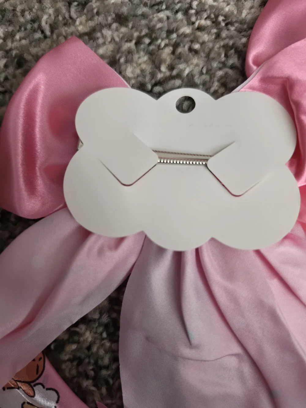Kids Pink Cupcake Bow Hair Clips - Brand Unspecified